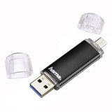 Hama Laeta Twin, 64GB USB flash drive USB Type-A / Micro-USB 3.2 Gen 1 (3.1 Gen 1) Black