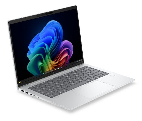HP DQ0B6ET laptop Copilot+ PC 35.6 cm (14") WUXGA 32 GB LPDDR5x-SDRAM 512 GB SSD Wi-Fi 7 (802.11be) Windows 11 Pro Silver