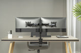 Origin Storage Gas Spring Dual Monitor Arm with VESA 75x75 and 100x100