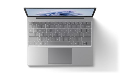 Microsoft Surface Laptop Go 3 Intel® Core™ i5 i5-1235U 31.5 cm (12.4") Touchscreen 8 GB LPDDR5-SDRAM 256 GB SSD Wi-Fi 6 (802.11ax) Windows 11 Pro German Platinum