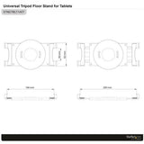 StarTech.com Adjustable Tablet Tripod Stand