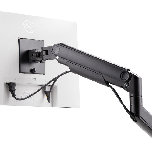StarTech.com Monitor Desk Mount for up to 49in 32:9 Ultrawide Curved Screens, Mechanical Spring Arm, C-Clamp/Grommet, Tool-Less Adjustment, Max 44lb/20kg