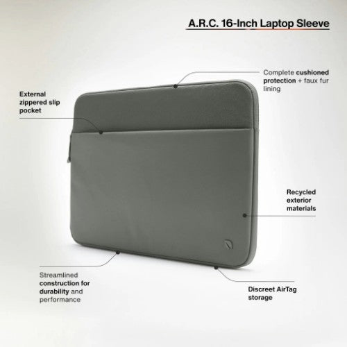 Incase A.R.C. Sleeve for With ReSpun 100% Recycled Polyester for 16-inch Laptop (M1-M4, 2021-2024)