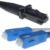 connektgear 3m Duplex Fibre Optic Multi-Mode Cable OM2 50/125 Micron MT to SC Orange