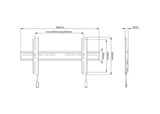 Multibrackets M OLED Wallmount Fixed Black