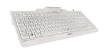 CHERRY KC 1000 SC keyboard USB AZERTY French Grey