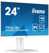 iiyama XUB2492HSU-W6 computer monitor 60.5 cm (23.8") 1920 x 1080 pixels Full HD LED White