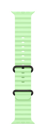 Apple Black Titanium Finish Band Green Fluoroelastomer, Titanium