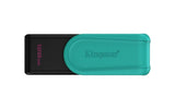 Kingston Technology DataTraveler 128GB Portable USB 3.2 Gen 1 Exodia S (Black/Turquoise)