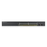 Zyxel GS1900-24HP Managed Gigabit Ethernet (10/100/1000) 1U Black