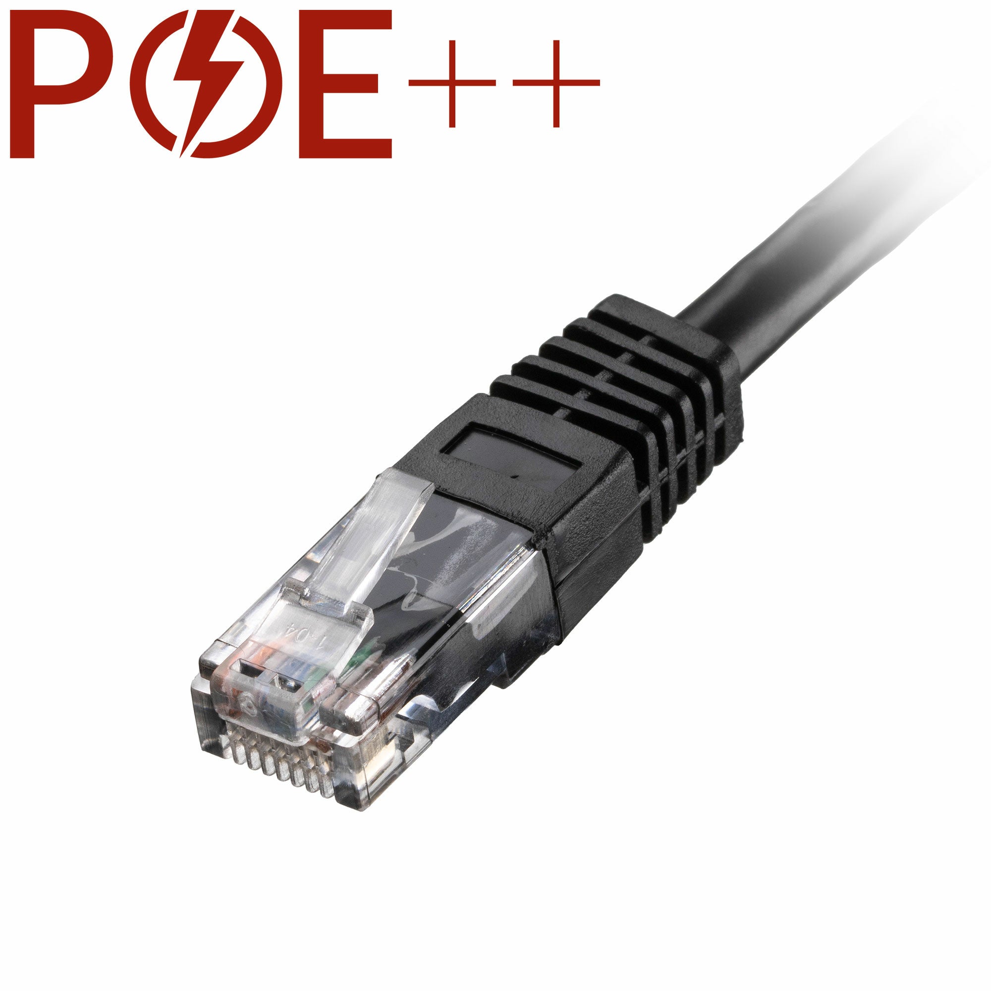 Cablenet 0.5m Cat6 RJ45 Black U/UTP PVC 24AWG Flush Moulded Booted Patch Lead  - Computer Cables - Cablenet