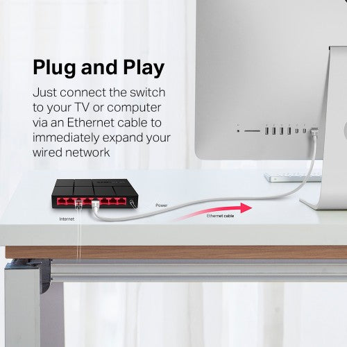Mercusys 8-Port 10/100/1,000 Mbps Desktop Switch