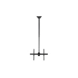 StarTech.com TV Ceiling Mount - Full-Motion Universal Hanging Single Screen Mount with Adjustable Telescopic Pole - Tilt / Swivel - VESA Bracket for 32”-75" Displays