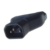connektgear Mains Power Splitter Adapter - C14 Plug to 2 x C13 Sockets