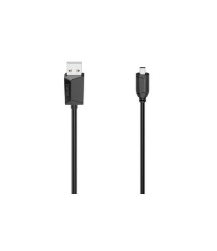 Hama Mini-USB Cable, Mini-B8 connector, USB 2.0, 480 Mbit/s, 1.50 m