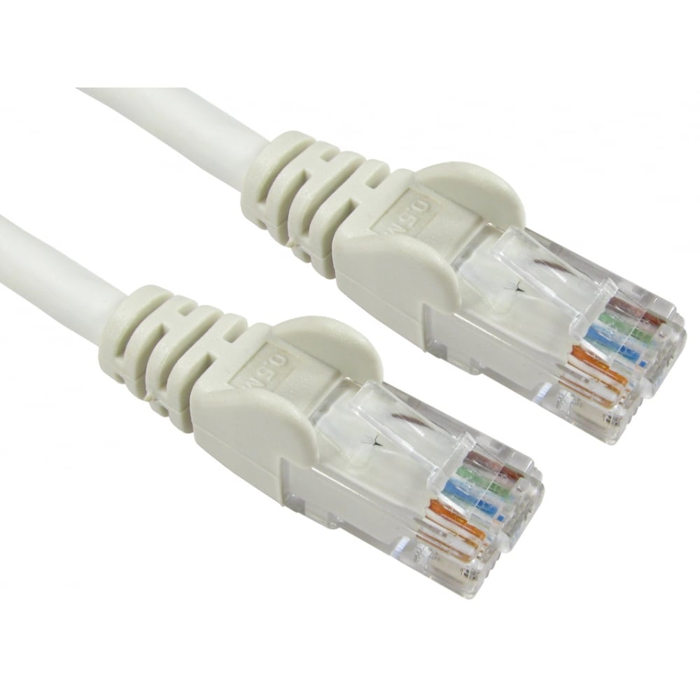 Cables Direct 2m Economy Gigabit Networking Cable - White  - Computer Cables - Cables Direct