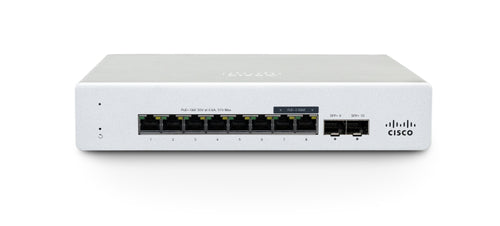 Cisco Meraki MS130 compact Managed 2.5G Ethernet (100/1000/2500) Power over Ethernet (PoE) 1U Aluminium