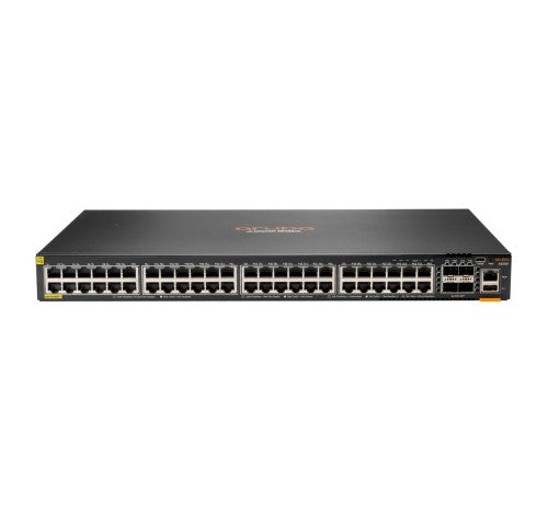 HPE Aruba Networking Aruba 6300F 48-port 1GbE Class 4 PoE & 4-port SFP56 Managed L3 Gigabit Ethernet (10/100/1000) Power over Ethernet (PoE) 1U Grey