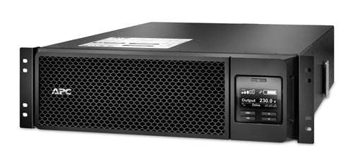 APC Smart-UPS On-Line, 5kVA, Rackmount 3U, 208V/230V, Hard wire 3-wire(2PH+G)+3-wire(H+N+E)+3-wire(H+N+G) outlets, Network Card+SmartSlot, W/ rail kit