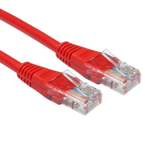 Cables Direct 2mtr CAT 5E Cable Red networking cable 2 m