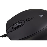 V7 MU350 USB Wired Pro Silent Mouse