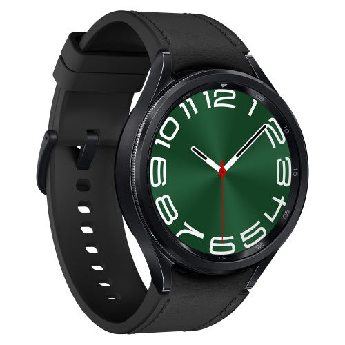 Samsung Galaxy Watch6 Classic SM-R960NZKAEUA smartwatch / sport watch 3.81 cm (1.5") OLED 47 mm Digital 480 x 480 pixels Touchscreen Black Wi-Fi GPS (satellite)