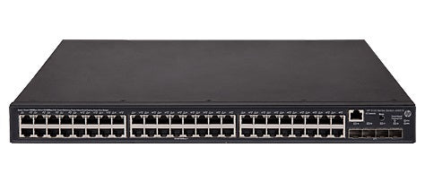 HPE 5130-48G-PoE+-4SFP+ (370W) EI Managed L3 Gigabit Ethernet (10/100/1000) Power over Ethernet (PoE) 1U Black
