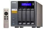QNAP TS-453A NAS Tower Intel® Celeron® N3150 4 GB DDR3L 12 TB HDD QNAP Turbo System Aluminium, Black