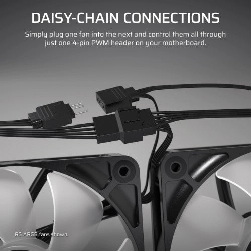 Corsair RS140 Computer case Fan 14 cm Black 1 pc(s)