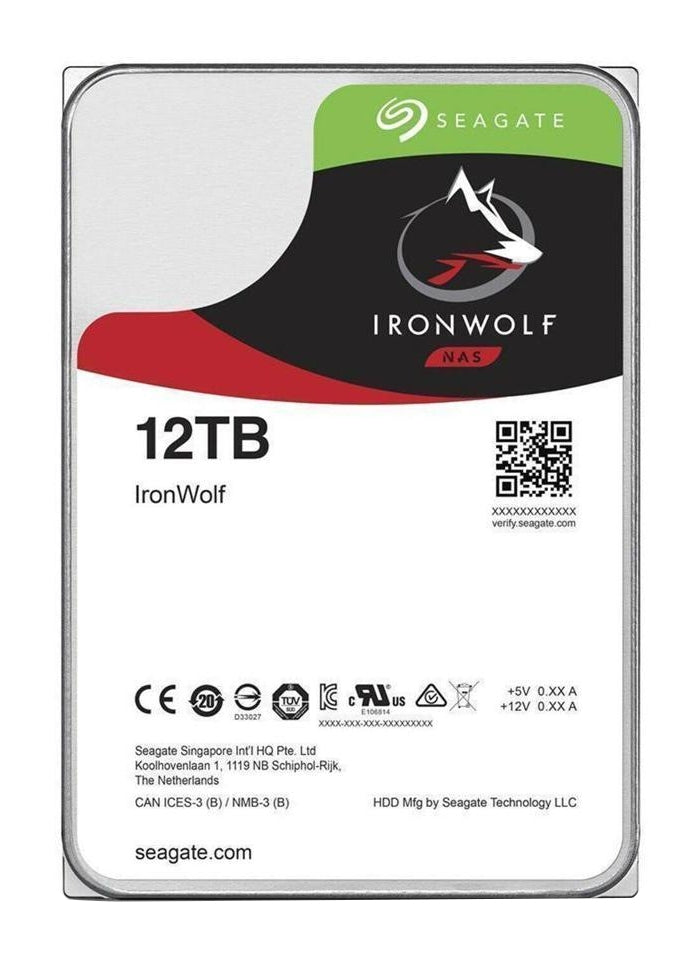 Seagate NAS HDD IronWolf internal hard drive 12 TB 7200 RPM 256 MB 3.5" Serial ATA III