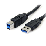StarTech.com 6 ft Black SuperSpeed USB 3.0 Cable A to B - M/M