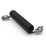 Compulocks Dual Head Coiled T-bar Security Keyed Cable Lock