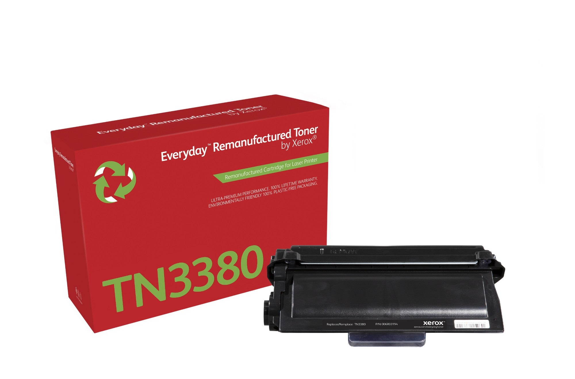Everyday™ Mono Remanufactured Toner by Xerox compatible with Brother TN3380