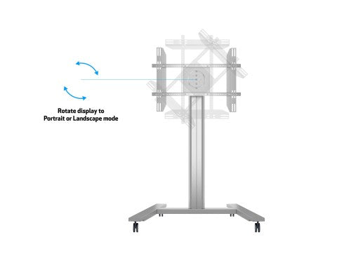 Multibrackets M Public Display Stand 145 HD Single Silver