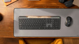 Logitech Signature Slim Solar+ K980 keyboard Universal RF Wireless + Bluetooth QWERTY UK English Graphite