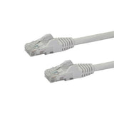 StarTech.com 50cm CAT6 Ethernet Cable - White CAT 6 Gigabit Ethernet Wire -250MHz 100W PoE RJ45 UTP Network/Patch Cord Snagless w/Strain Relief Individually Tested