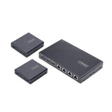 StarTech.com 4-Port HDMI Extender and Splitter Over CAT6, 4K 60Hz, Up to 230ft (70m), 1x4 HDMI over Ethernet Distribution Kit with IR and Power Over Cable