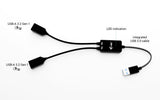 i-tec USB-A Cable HUB 2 port (2x USB-A)