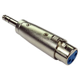 Cables Direct 3XLR-100 cable gender changer 6.35mm XLR Metallic