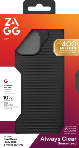 ZAGG Luxe Case Apple iPhone 17e/16e/15/14/13 Black