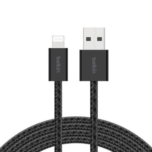 Belkin BoostCharge USB cable USB 2.0 USB C USB C/Lightning Black