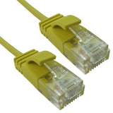 Cables Direct ERSLIM-1015HY networking cable Yellow 1.5 m Cat6 U/UTP (UTP)