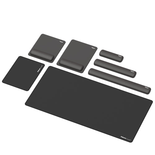 Fellowes Keyboard Wrist Rest Breyta Keyboard Wrist Support with Antibacterial Protection Ergonomic Wrist Support Black