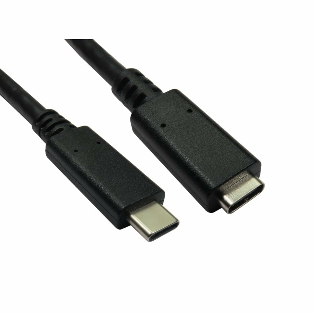 Cables Direct USB3C-901EXT USB cable USB 3.2 Gen 1 (3.1 Gen 1) 1 m USB C Black  - Computer Cables - Cables Direct