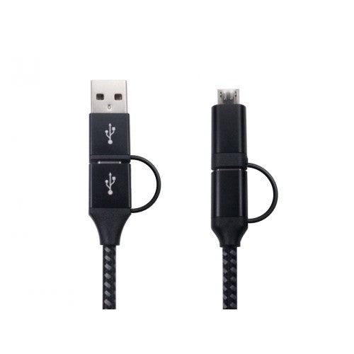 Cables Direct NLMOB-4CBDBK-1H USB cable USB 2.0 1.5 m USB C Black