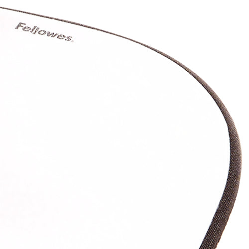 Fellowes Mouse Mat Wrist Support - Memory Foam Mouse Pad with Soft Foam Pillow - Ergonomic Mouse Mat for Computer, Laptop, Home Office Use - Compatible with Laser and Optical Mice - Silver