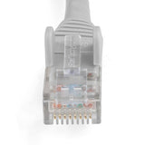 StarTech.com 15m CAT6 Ethernet Cable - LSZH (Low Smoke Zero Halogen) - 10 Gigabit 250Mhz 100W PoE RJ45 10GbE UTP Network Patch Cord Snagless with Strain Relief - Grey, CAT 6, ETL Verified, 24AWG