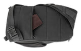 Manhattan Amsterdam Sling Backpack 13.3", Anti Theft, Black, Top Load Backpack, Carrier with Single Shoulder Strap for Notebooks and Tablets up to 13.3", Premium Padding, Front and Multiple Interior Pockets, Water-Resistant, Three Year Warranty