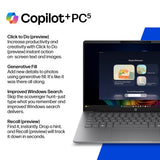 HP OmniBook 5 Laptop Next Gen AI 14-hh0500sa Copilot+ PC Intel Core Ultra 5 322 35.6 cm (14") 2K 16 GB LPDDR5x-SDRAM 512 GB SSD Wi-Fi 6 (802.11ax) Windows 11 Home Blue