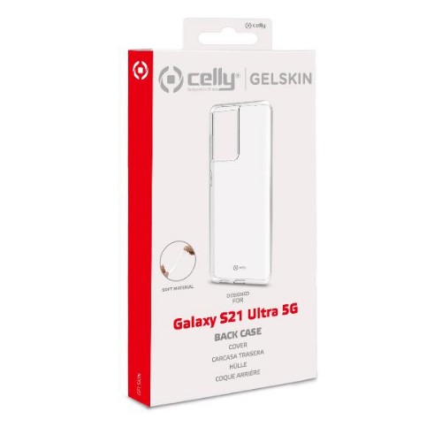 Celly GELSKIN994 mobile phone case 17.3 cm (6.8") Cover Transparent